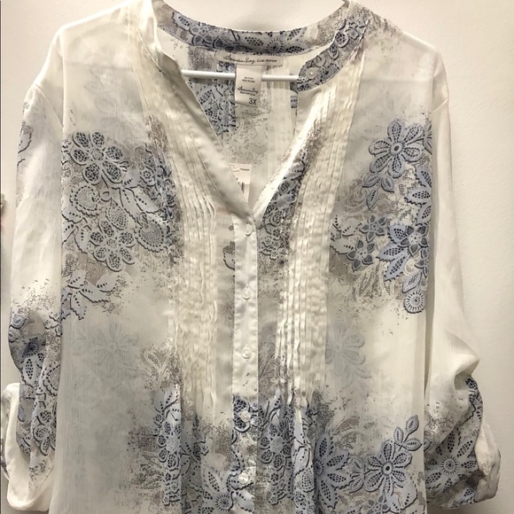 American Rag plus size blouse - Picture 2 of 5